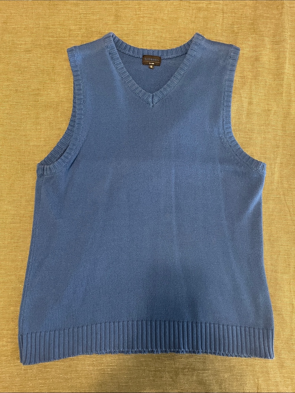Vintage 100% Cotton Sweater Vest